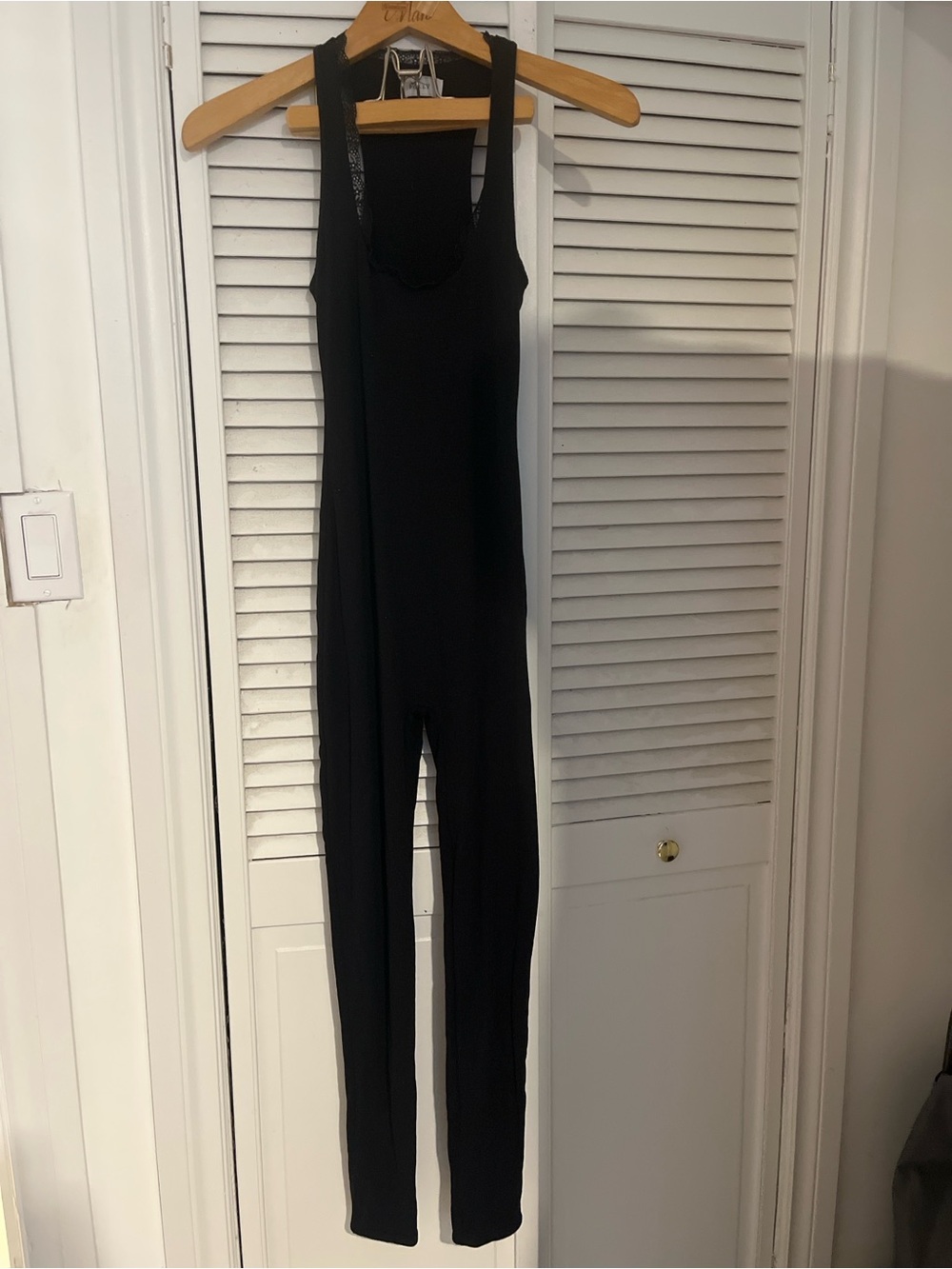 Oh Polly Black Sleeveless Fitted Jumpsuit
